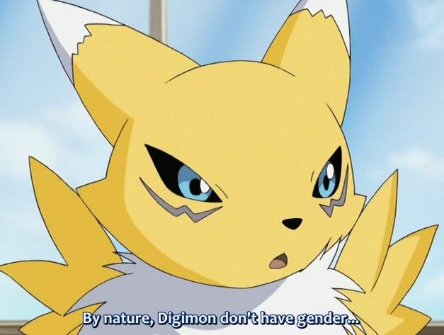 By nature, Digimon don&apos;t have gender...