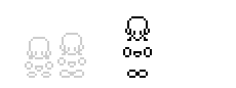 renamon sprite outlines and colors