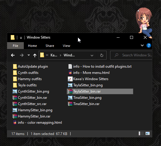 Kawa’s Window Sitters